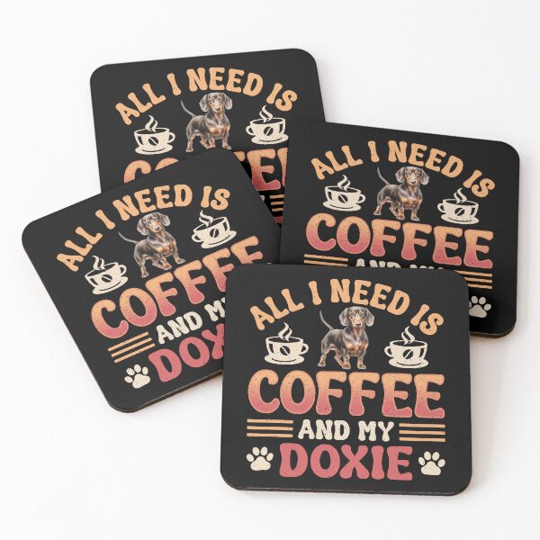 Item preview, Doxie Dog And Coffee Lover designed and sold by eclecTEEq.