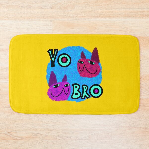 Item preview, Fuzzy Cats Yo Bro designed and sold by chowlet.