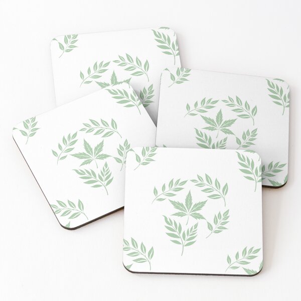 Item preview, Elegant Green Leaf Pattern designed and sold by Hill Strom.
