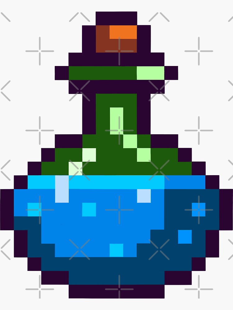 Thumbnail 3 of 3, Sticker, Sad Potion designed and sold by Flickingjane.