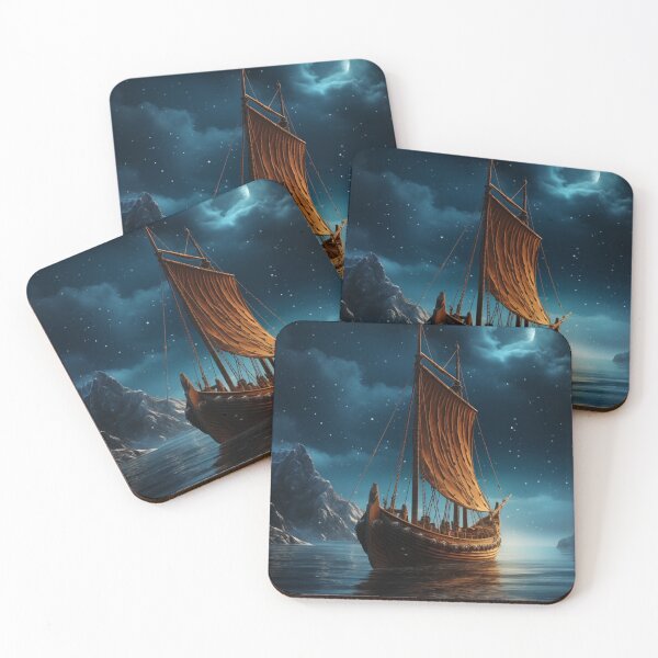 Item preview, Sailing Through Time: A Viking Ship in Norway #3 designed and sold by Anuchartl.
