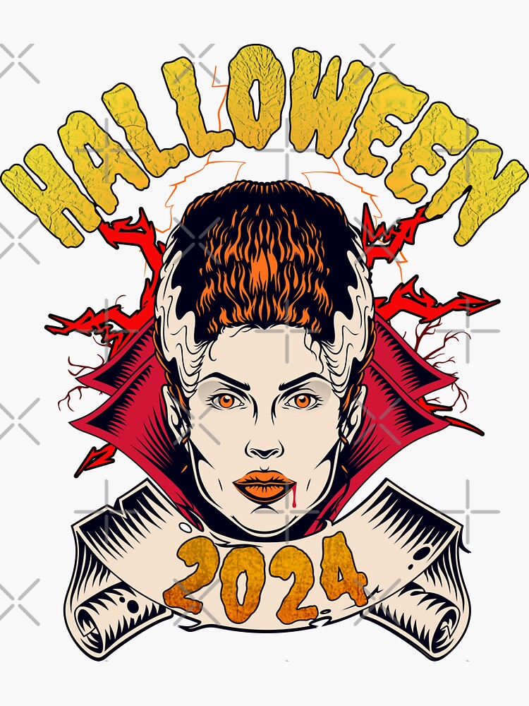 "Halloween 2024" Sticker for Sale by Ray Warren Redbubble