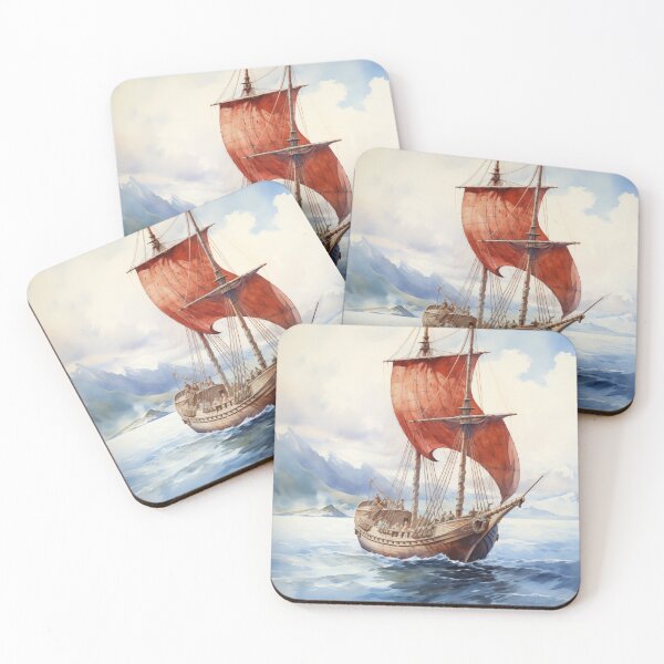 Item preview, Sailing Through Time: A Viking Ship in Norway #4 designed and sold by Anuchartl.