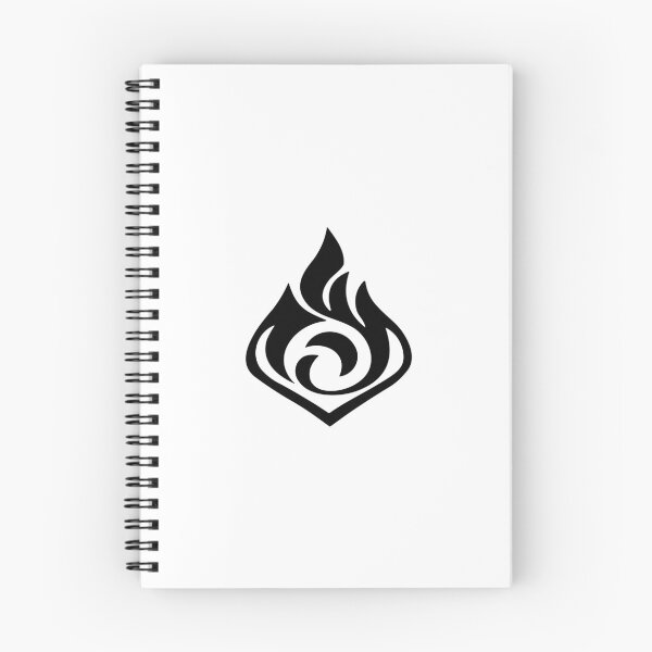 Item preview, Genshin Impact Pyro Element Symbol designed and sold by Kubala Designs.