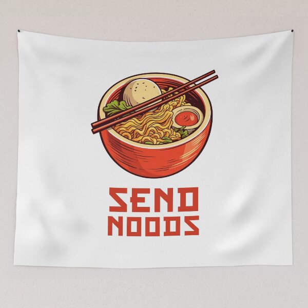 Item preview, Send noods Funny Food Lover Gift Noodle Humor designed and sold by wilfortes.