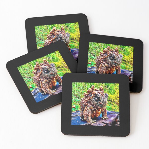 Item preview, fairy sticker, fairy art, laptop sticker, sacred art, frog art, science fiction art, visionary art, toad art designed and sold by MEAStudios.