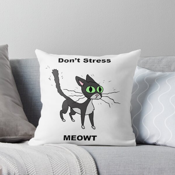Item preview, Don't Stress Meowt designed and sold by CattapanComics.