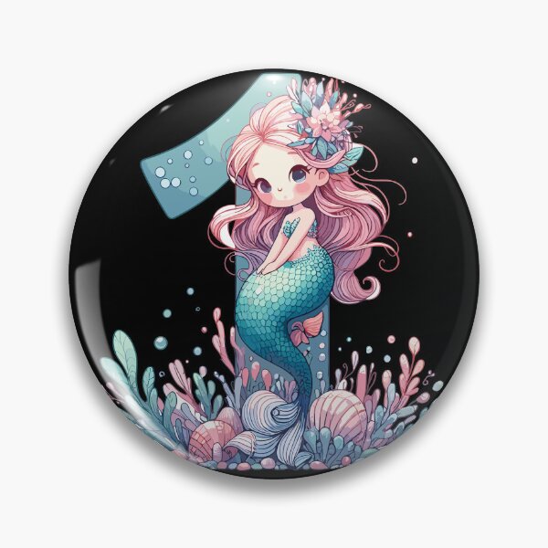 Item preview, 1 year mermaid cute birthday gift designed and sold by Pineapple-Tree.