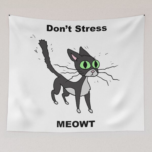 Item preview, Don't Stress Meowt designed and sold by CattapanComics.