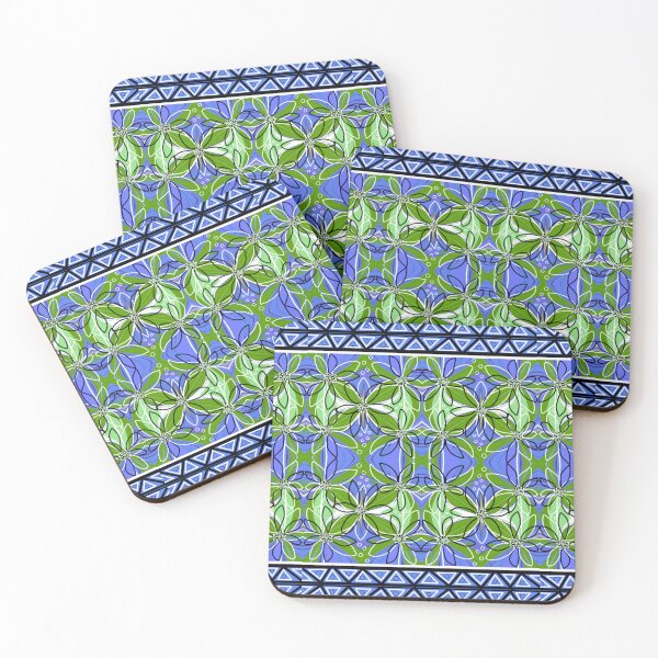 Item preview, Green on blue  designed and sold by Flowersonstuff.