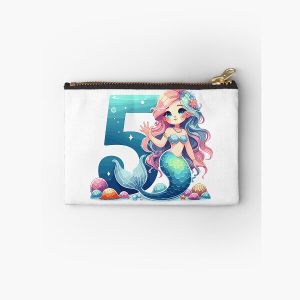 Item preview, 5 years mermaid cute birthday gift designed and sold by Pineapple-Tree.