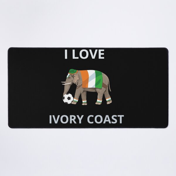 Item preview, Copy of I love Ivory Coast Gray designed and sold by NexCreation.