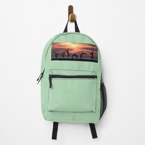 Item preview, People playing and tumbling near the sea as the sun sets designed and sold by Pixelaire.