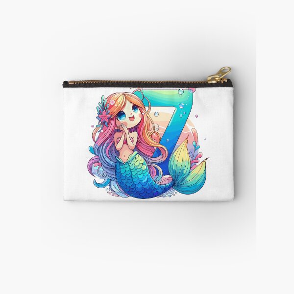Item preview, 7 years mermaid cute birthday gift designed and sold by Pineapple-Tree.