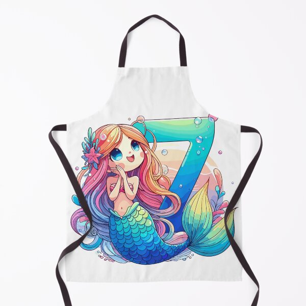 Item preview, 7 years mermaid cute birthday gift designed and sold by Pineapple-Tree.