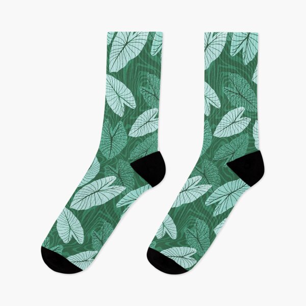 Item preview, Reflections of Kalo - grass green designed and sold by Linda Maliuana.