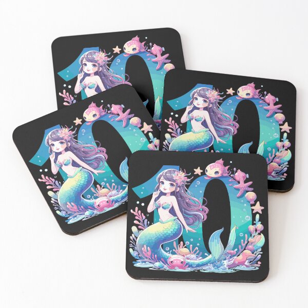 Item preview, 10 years mermaid cute birthday gift designed and sold by Pineapple-Tree.
