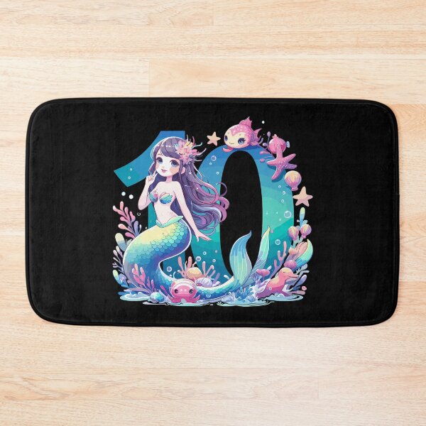 Item preview, 10 years mermaid cute birthday gift designed and sold by Pineapple-Tree.