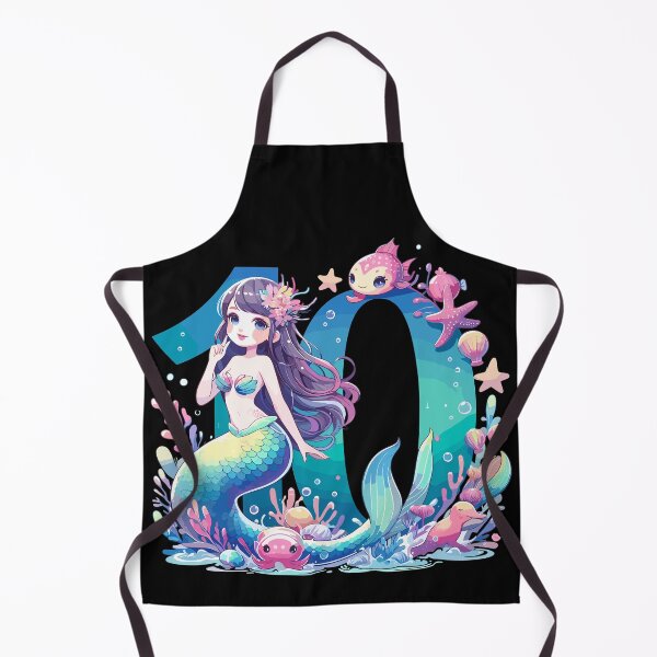 Item preview, 10 years mermaid cute birthday gift designed and sold by Pineapple-Tree.