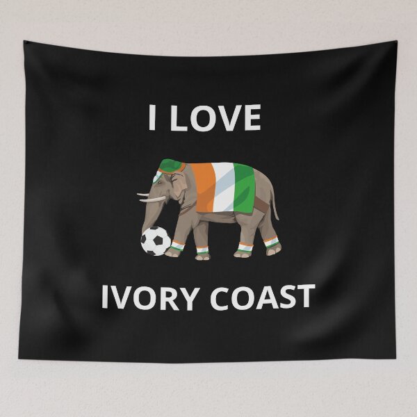 Item preview, I love Ivory Coast White designed and sold by NexCreation.