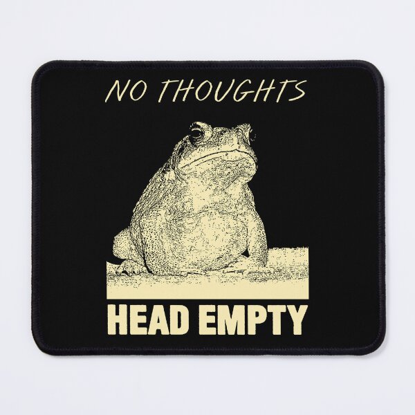 Item preview, No Thoughts Frog designed and sold by VintageMedatsu.