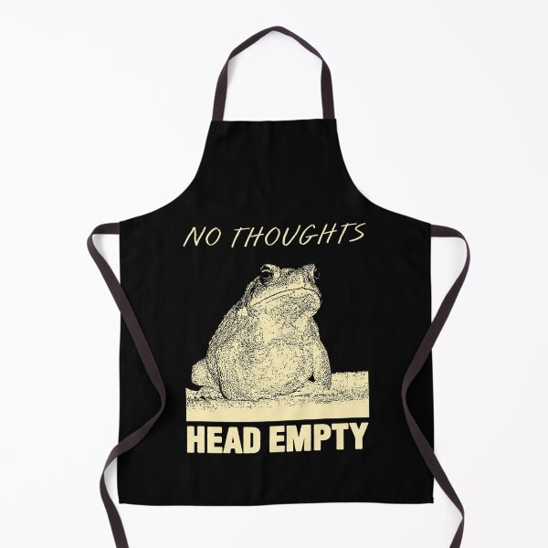 Item preview, No Thoughts Frog designed and sold by VintageMedatsu.