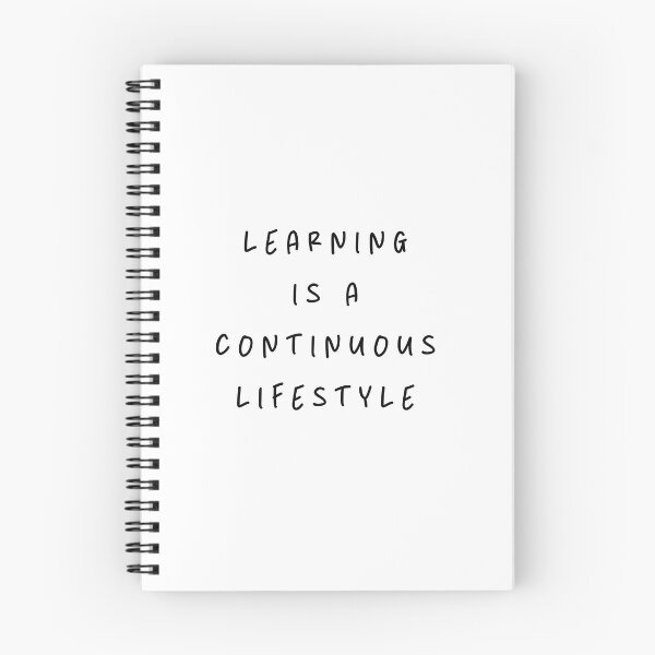 Item preview, LEARNING IS A CONTINUOUS LIFESTYLE  | Minimalist Style | Handwritten Font designed and sold by RM-Journey.
