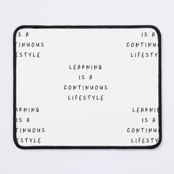Item preview, LEARNING IS A CONTINUOUS LIFESTYLE  | Minimalist Style | Handwritten Font designed and sold by RM-Journey.