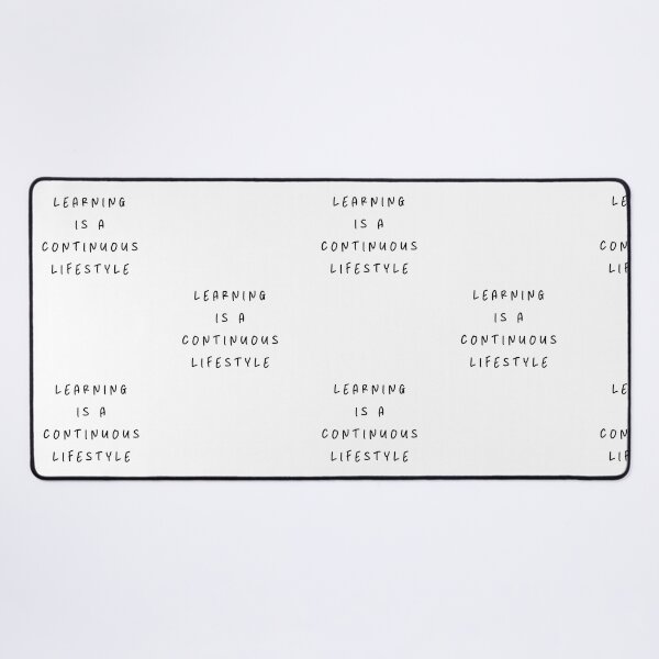 Item preview, LEARNING IS A CONTINUOUS LIFESTYLE  | Minimalist Style | Handwritten Font designed and sold by RM-Journey.