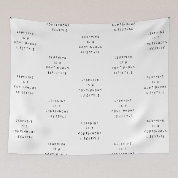 Item preview, LEARNING IS A CONTINUOUS LIFESTYLE  | Minimalist Style | Handwritten Font designed and sold by RM-Journey.