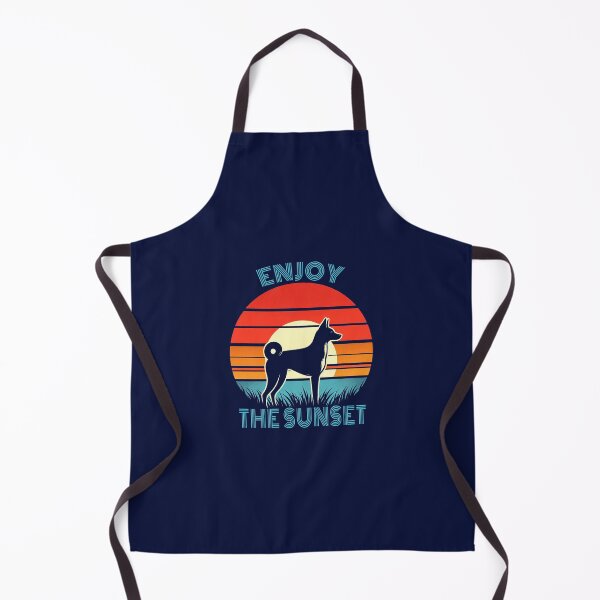 Item preview, Enjoy the Sunset - Retro - Basenji designed and sold by MugshotsAndMore.