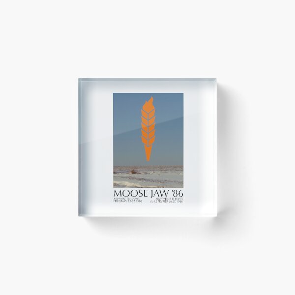 Item preview, Moose Jaw 1986 Winter Games Poster #2 designed and sold by ABellyIrked.