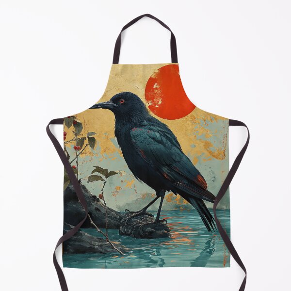 Item preview, Kiwi standing in turquoise water with a red sun designed and sold by Rockwpapart.