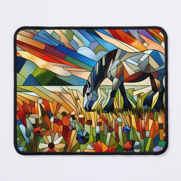 Item preview, Horse in a flower meadow designed and sold by Pferde-Fanshop.