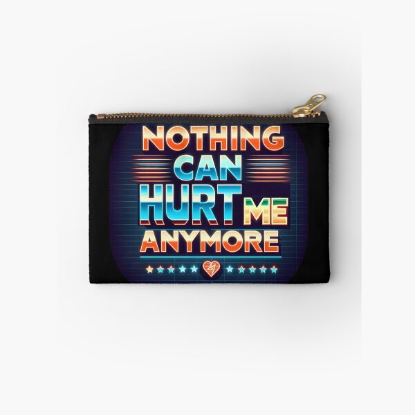 Item preview, Nothing can hurt me anymore, typography, retro designed and sold by maxmaj.