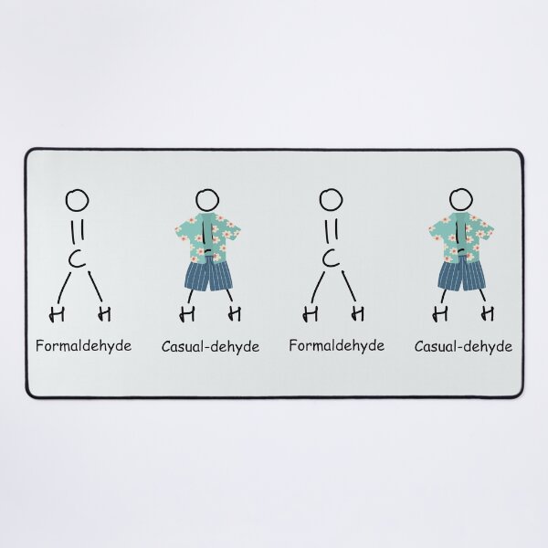 Item preview, FormalDehyde Casual Dehyde Chemistry pun designed and sold by labstud.