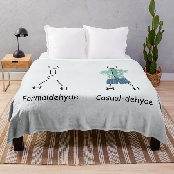 Item preview, FormalDehyde Casual Dehyde Chemistry pun designed and sold by labstud.