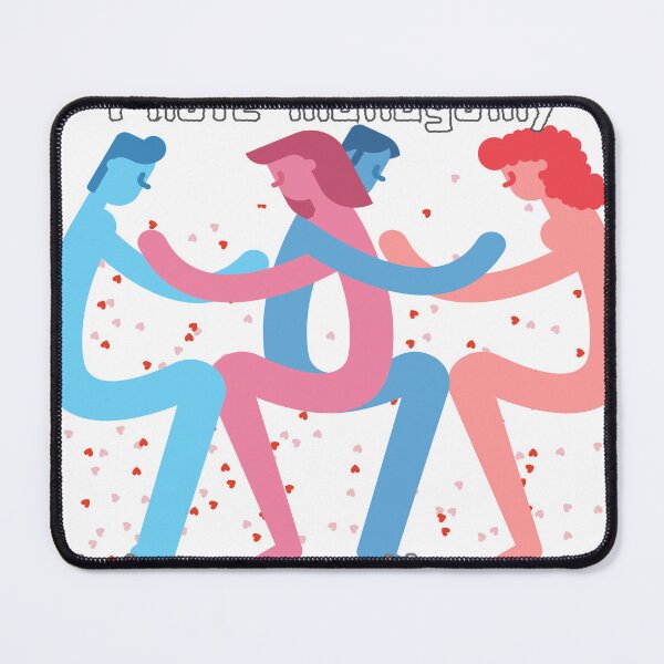 Item preview, I hate monogamy, i love poligamy designed and sold by LuxProCoolShirt.