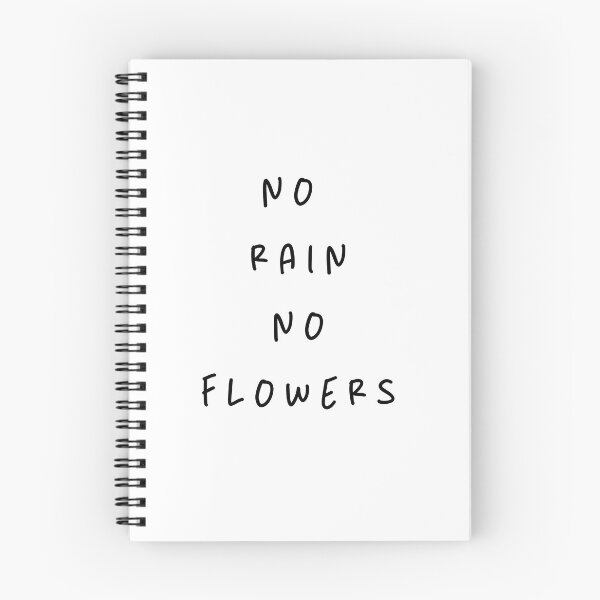 Item preview, NO RAIN NO FLOWERS  | Minimalist Style | Handwritten Font designed and sold by RM-Journey.