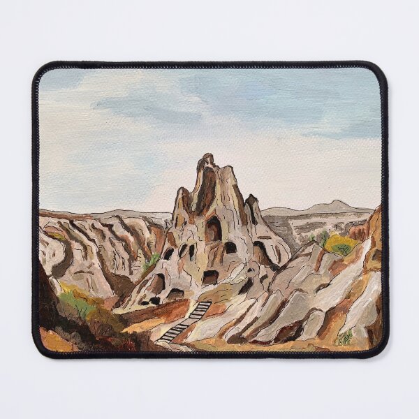 Item preview, Cappadocia Cave Church in Acrylic designed and sold by HayatTreeArt.