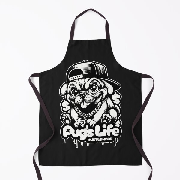 Item preview, Pug's Life Hustle Hard designed and sold by GarmentMonkeyCo.