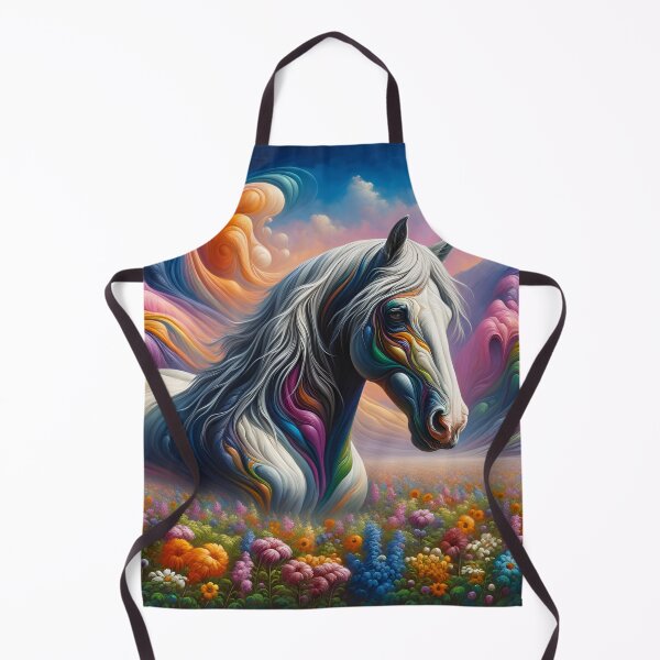 Item preview, Horse in a flower meadow designed and sold by Pferde-Fanshop.