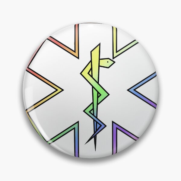 Item preview, Rainbow Border Star of Life designed and sold by Mothrrr.