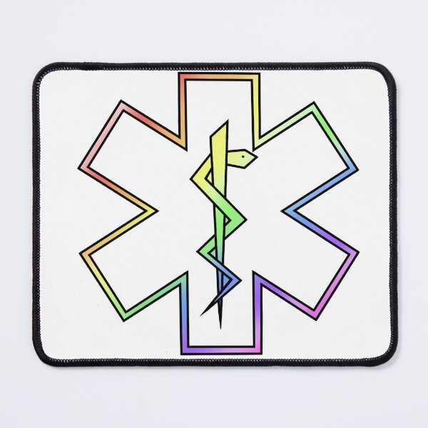 Item preview, Rainbow Border Star of Life designed and sold by Mothrrr.