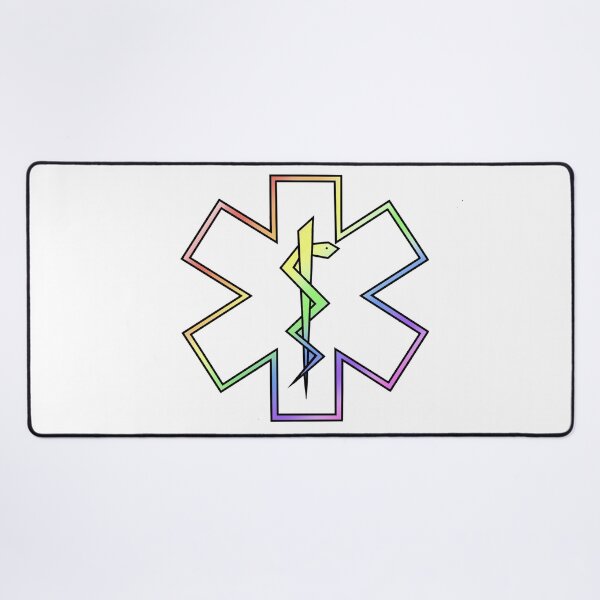 Item preview, Rainbow Border Star of Life designed and sold by Mothrrr.