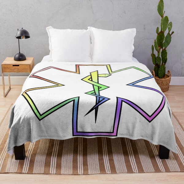 Item preview, Rainbow Border Star of Life designed and sold by Mothrrr.