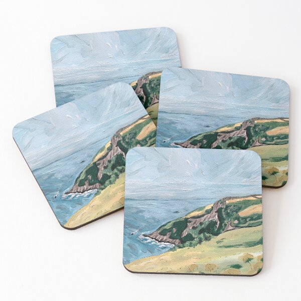 Item preview, Sinop Turkey Sea and Cliffs in Acrylic  designed and sold by HayatTreeArt.