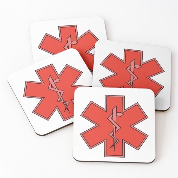 Item preview, Red on Red Star of Life designed and sold by Mothrrr.