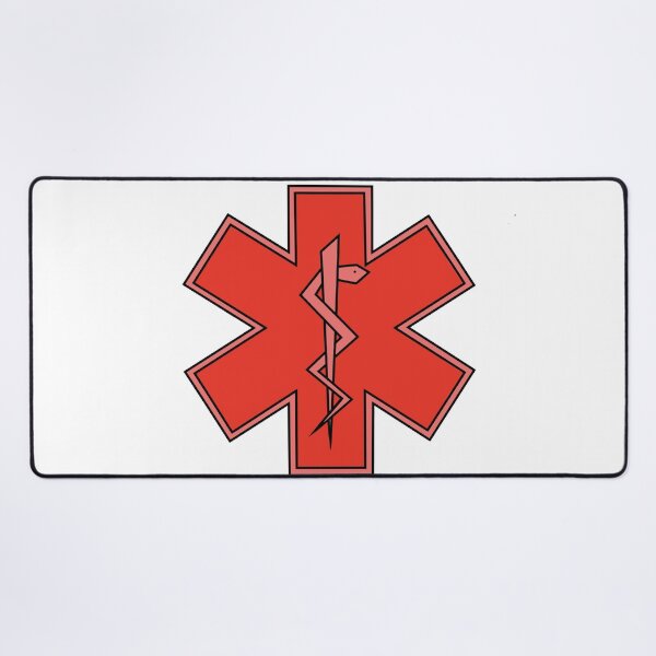 Item preview, Red on Red Star of Life designed and sold by Mothrrr.