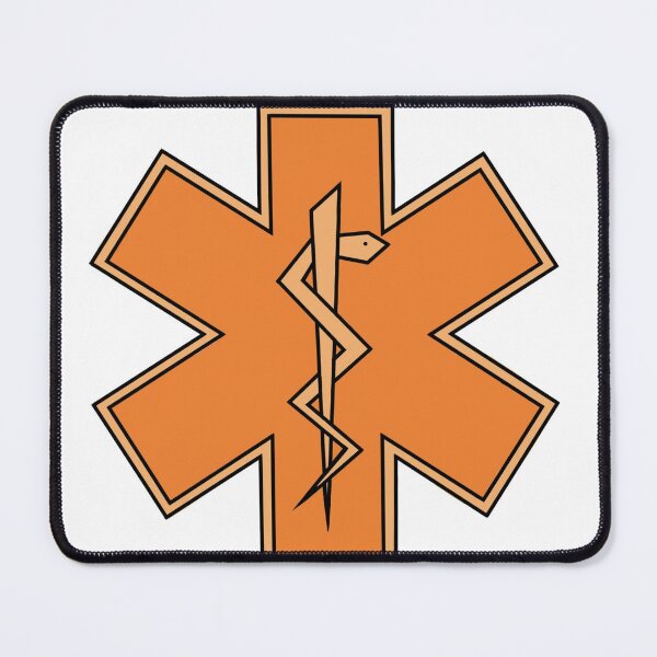 Item preview, Orange on Orange Star of Life designed and sold by Mothrrr.